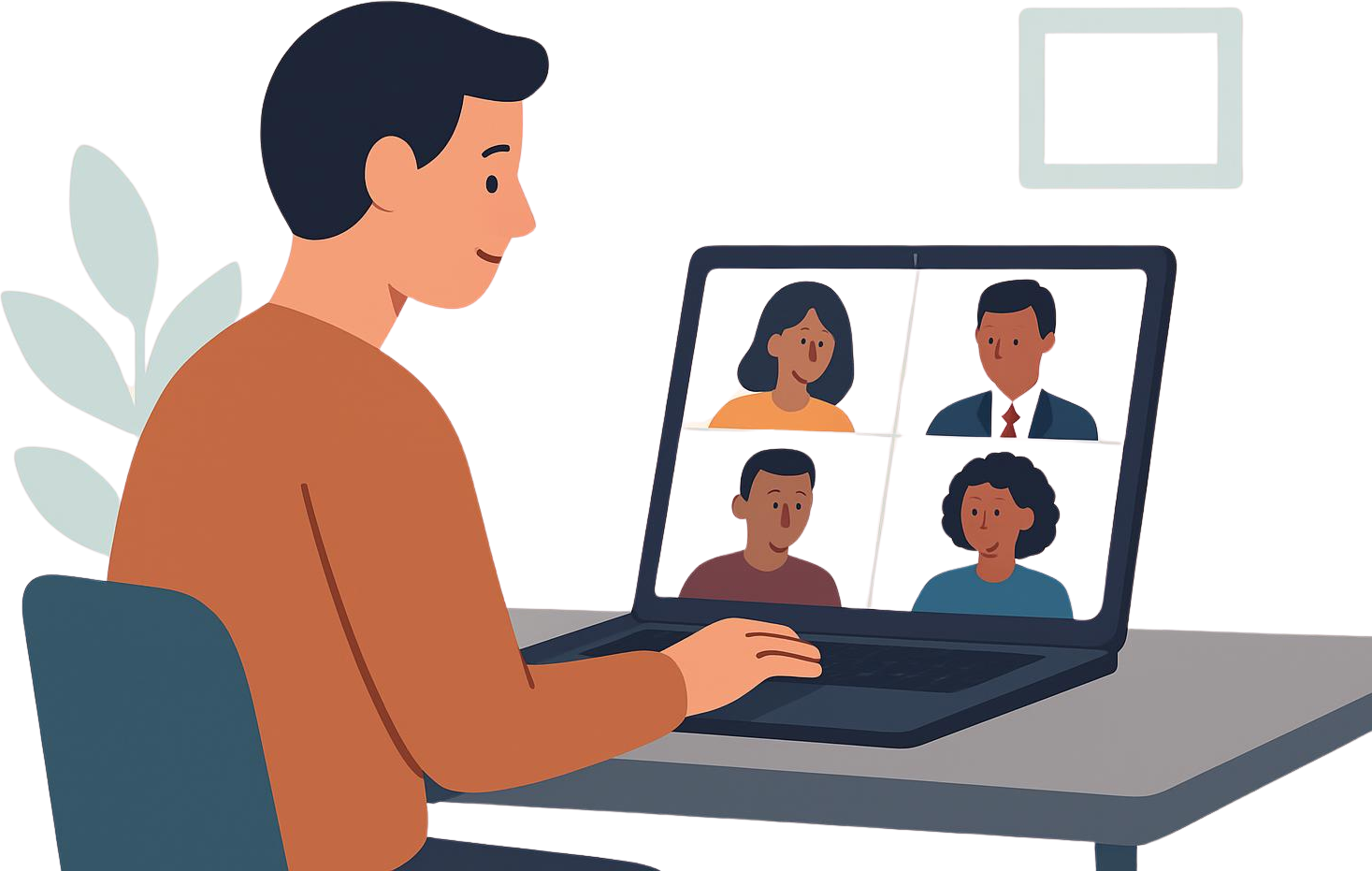 postura em reuniões