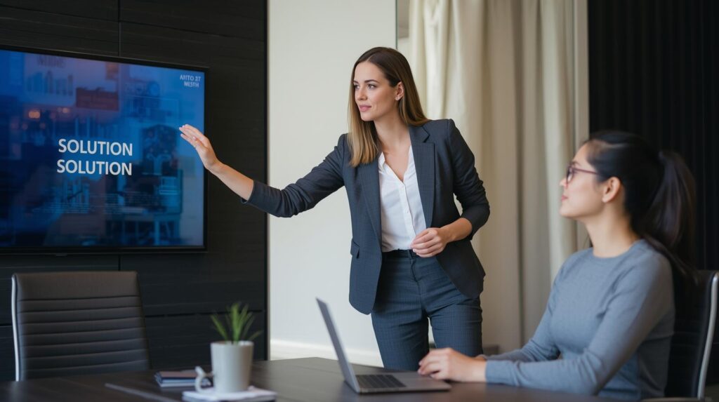 como falar com o tomador de decisões