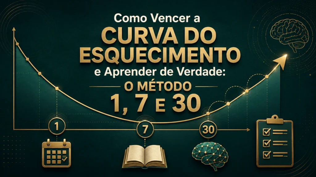 Como Vencer a Curva do Esquecimento e Aprender de Verdade: O Método 1, 7 e 30