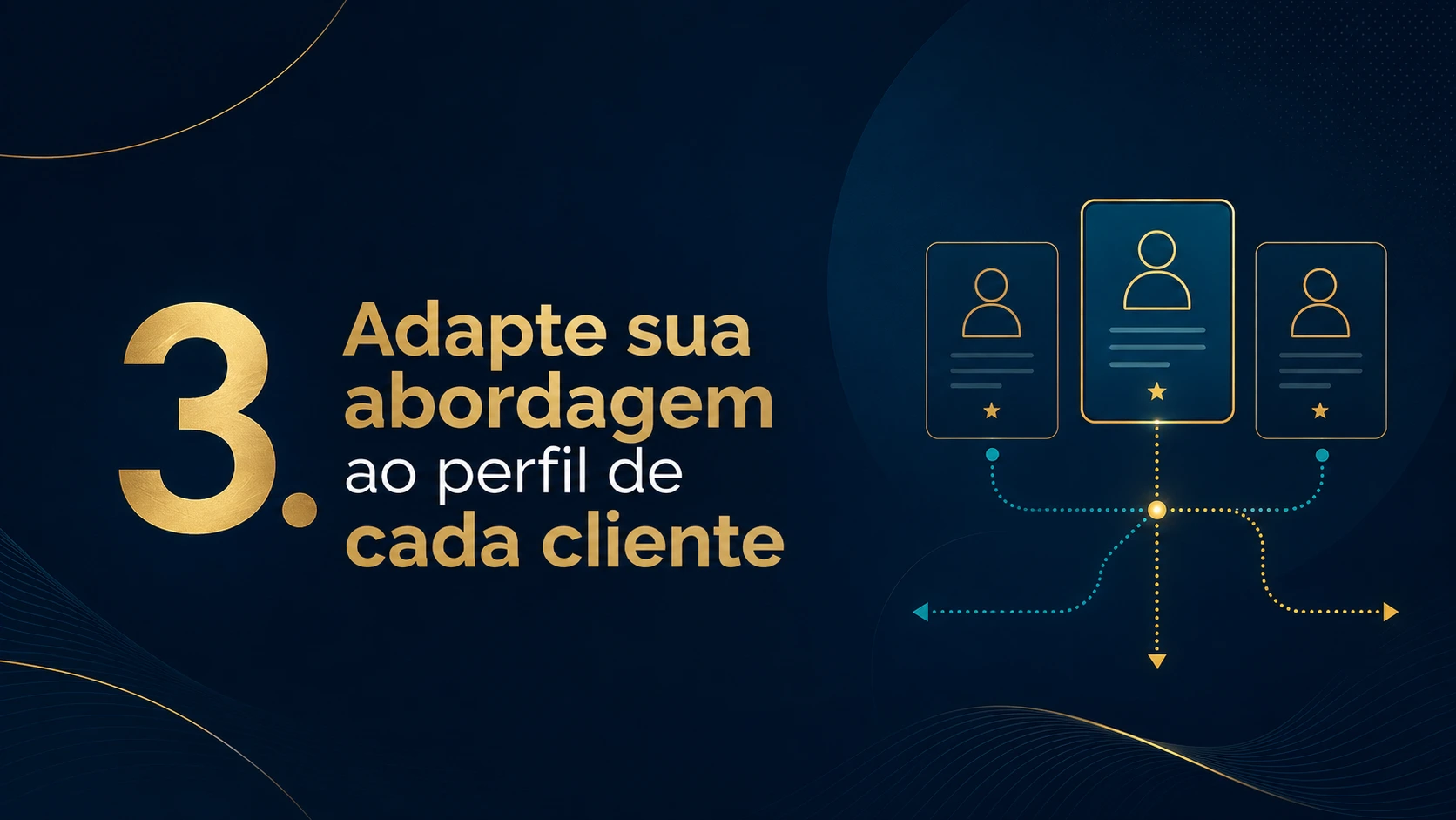 3. Adapte sua abordagem ao perfil de cada cliente