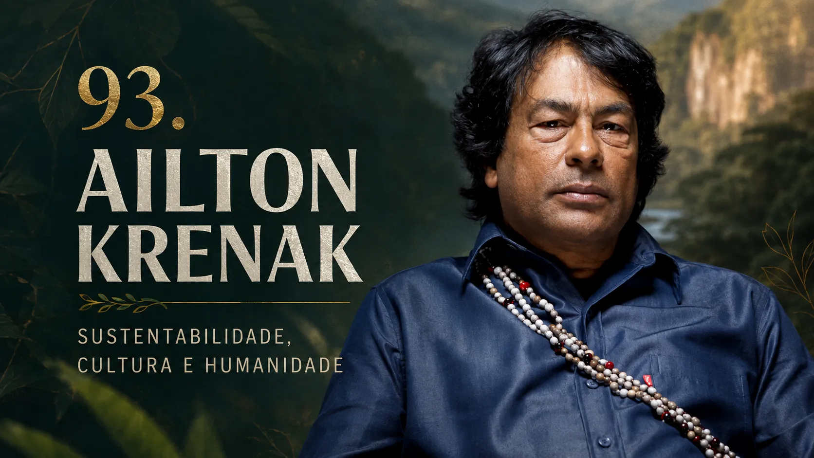 Palestrante Ailton Krenak