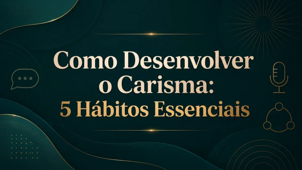 Como Desenvolver o Carisma: 5 Hábitos Essenciais