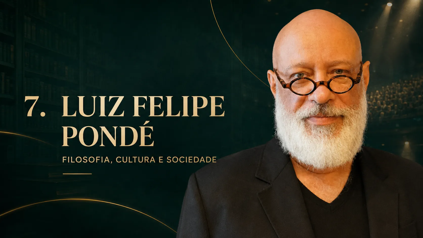 Palestrante Luiz Felipe Pondé
