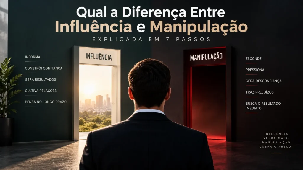 Qual a Diferença Entre Influência e Manipulação Explicada em 7 Passos