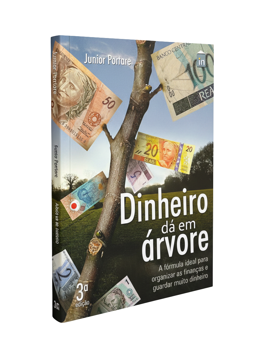 Livro Dinheiro Dá em Árvore, de Junior Portare