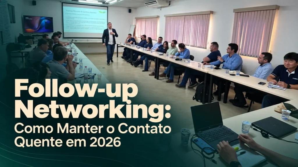 Follow-up Networking: Como Manter o Contato Quente 2026