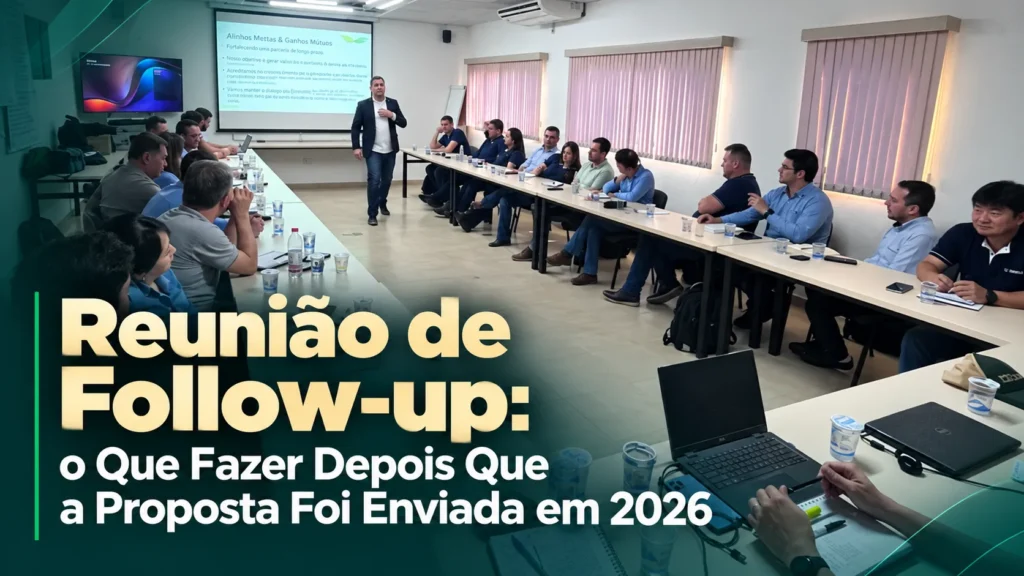 Reunião de Follow-up: o Que Fazer Depois Que a Proposta Foi Enviada 2026