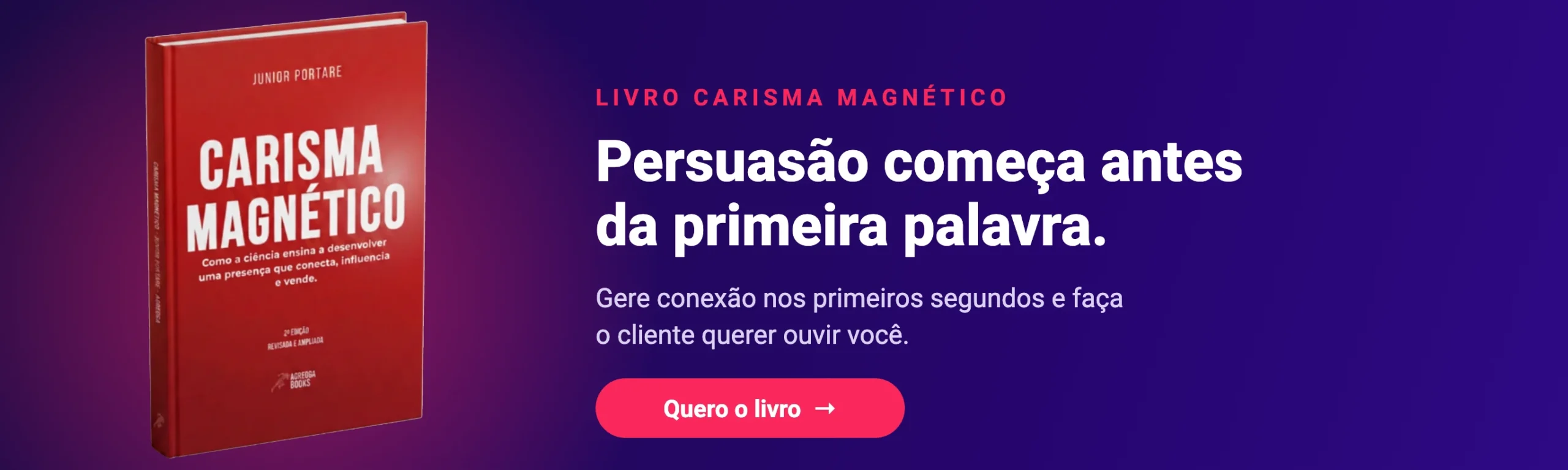 Livro Carisma Livro Carisma Magnético, de Junior Portare